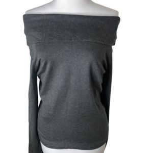 No Label Versatile Cowl Neck or Off Shoulder or Off both Shoulder Top Size L